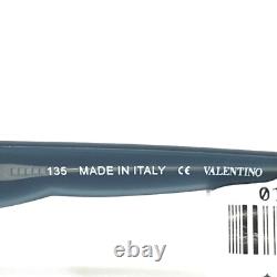 Montures de lunettes Valentino V2101 719 Bleu Argent Rectangulaires Cerclées 54-15-135