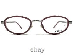 Montures de lunettes Versace MOD. M77 COL. A37 Violet Argent Rond Cerclage Complet 51-19-125