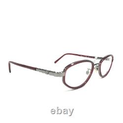 Montures de lunettes Versace MOD. M77 COL. A37 Violet Argent Rond Cerclage Complet 51-19-125