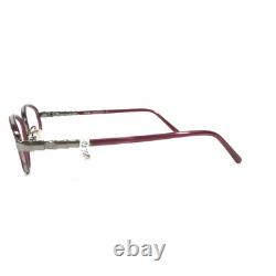 Montures de lunettes Versace MOD. M77 COL. A37 Violet Argent Rond Cerclage Complet 51-19-125