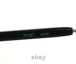 Montures de lunettes de prescription Fiction SVBK Argent Noir Carré Cerclage Complet 51-20-140