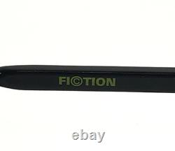 Montures de lunettes de prescription Fiction SVBK Argent Noir Carré Cerclage Complet 51-20-140