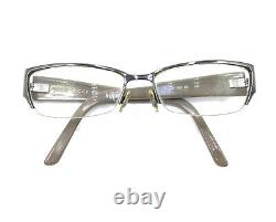 Montures de lunettes demi-cerclées Gucci GG 4229 6M4 en argent gunmetal 53-15 135 Italie