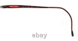 Montures de lunettes demi-cerclées Silhouette 7549 60 6055 rouge argent 55-17 140 Autriche