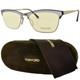 Nouveau Tom Ford Tf5392 080 Argent Lilas Monture Optique Rectangulaire &agrave; Bord Complet Lunettes De Vue