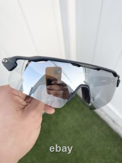 NWT Oakley Radar EV OO9208 9208 Noir Argent Prizm Étui Inclus