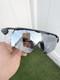 Nwt Oakley Radar Ev Oo9208 9208 Noir Argent Prizm Étui Inclus