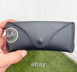 NWT Ray Ban Classique Grand Aviateur RB3026 3026 Noir Argent Miroir Étui Inclus