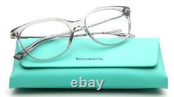 New Tiffany & Co. Tf 2168 8270 Cristal Grey Eyeglasses 53-17-140mm B40 Italie