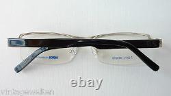 Nika Demi Rim Glasses Socket Metal Silver Plastik-federbügel Sporty Taille M