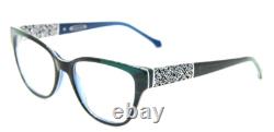 Nouveau Coco Song CV 156 Like Rock Col. 1 Noir-vert Lunettes Authentiques 53-18