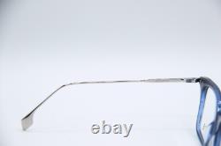 Nouveau État Aomori Nightfall Chrome Blue Lunettes de Designer Authentiques 50-19