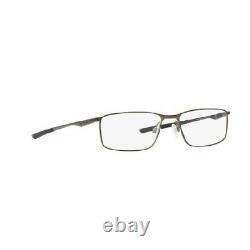 Nouveau Socket Oakley 5.0 Ox3217 321702 Satin Pewter Eyeglasses 53mm