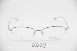 Nouveaux lunettes authentiques Tura R584 Sil Silver, monture 52-16