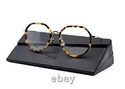 Nouvelle monture de lunettes New Dior Stellaire09 8jd Havana Silver Rx 52-18-145