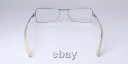 Nouvelles lunettes Mykita Dogma 1.5 argentées rectangulaires en métal et plastique, Allemagne, monture intégrale