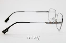 Nouvelles lunettes authentiques Burberry B 1356 1003 argent noir 57-16