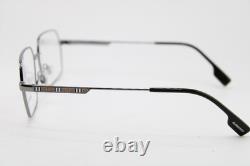 Nouvelles lunettes authentiques Burberry B 1356 1003 argent noir 57-16