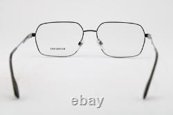 Nouvelles lunettes authentiques Burberry B 1356 1003 argent noir 57-16