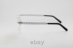 Nouvelles lunettes authentiques Dolce & Gabbana DG 1352 05 argent et noir 55-16