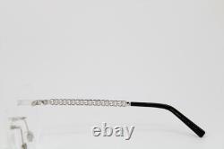 Nouvelles lunettes authentiques Dolce & Gabbana DG 1352 05 argent et noir 55-16