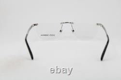 Nouvelles lunettes authentiques Dolce & Gabbana DG 1352 05 argent et noir 55-16