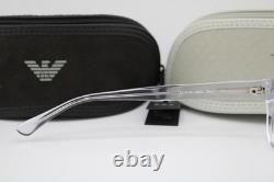 Nouvelles lunettes authentiques Emporio Armani Ea 3179 5882 argent clair 54-17