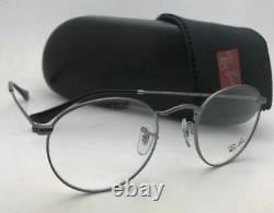 Nouvelles lunettes de lecture Ray-Ban RB 3447-V 2620 47-21 Gunmetal Round Frames Readers