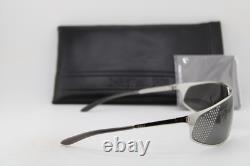 Nouvelles lunettes de soleil Christian Dior Wind/b Yb7 argent gris authentiques 160