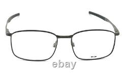 Nouvelles lunettes de vue OAKLEY TAPROOM C-5 en alliage OX3204-0153 Pewter / Verres de démonstration