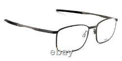 Nouvelles lunettes de vue OAKLEY TAPROOM C-5 en alliage OX3204-0153 en pewter / Verre démo