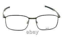 Nouvelles lunettes de vue OAKLEY TAPROOM C-5 en alliage OX3204-0153 en pewter / Verre démo