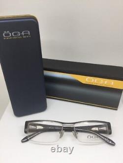 Nouvelles lunettes de vue OGA 63580 montures de prescription C. GG016 gris taille 53-17mm fabriquées en France