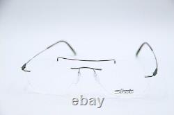 Nouvelles lunettes de vue authentiques New Silhouette 5500 Bg 6560 Argent Marron 55-18