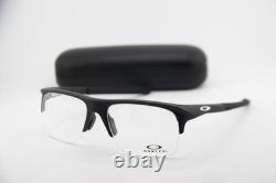 Nouvelles lunettes de vue authentiques Oakley Ox8061-0158 Plazlink noir satiné argent 58-19