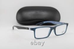 Nouvelles montures authentiques Ray-Ban RB 8901 5262 bleu, argent et noir, lunettes de vue 53-17