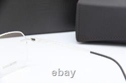 Nouvelles montures authentiques Silhouette 5545 Jr 7000 argent noir lunettes de vue 56-17