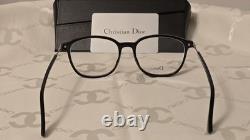 Nouvelles montures de lunettes Christian Dior Dioressence7 807 noires authentiques 52-17-145