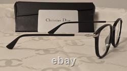Nouvelles montures de lunettes Christian Dior Dioressence7 807 noires authentiques 52-17-145