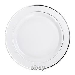 OCCASIONS 120 Assiettes Pack, (60 Invités) Poids Lourd Premium Mariage Fête Dispo