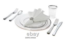OCCASIONS 120 Assiettes Pack, (60 Invités) Poids Lourd Premium Mariage Fête Dispo