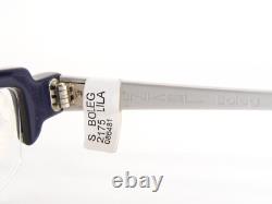 ONKEL Boleg Bleu Foncé UNIQUE RARE LUNETTES MONTURE 47-14-140mm Allemagne