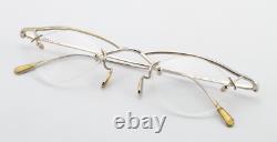 OPUS par EYETEC, monture de lunettes vintage fantaisie OP-02, couleur n° 7, femme, argentée, ovale quadri