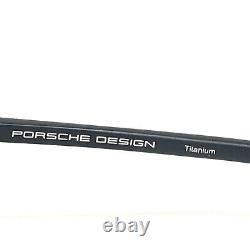 Porsche Design P8285 C Lunettes De Vue Cadres Black Gray Square Full Rim 56-14-145