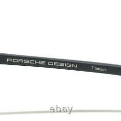 Porsche Design P8285 C Lunettes De Vue Cadres Black Silver Square Full Rim 56-14-145