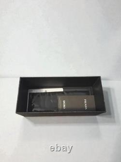Prada PR 18WV 1AB1O1 Lunettes de mode en plastique noir et argent, grandes, 54 mm
