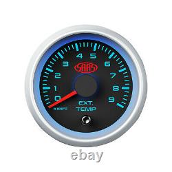 Saas Échappement Température 0-900 Degrees Egt Pyro Gauge Series II 52mm Argent Rim S2