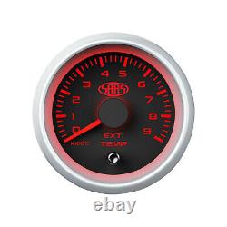 Saas Échappement Température 0-900 Degrees Egt Pyro Gauge Series II 52mm Argent Rim S2