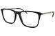 Saint Laurent Sl345 001 Lunettes De Vue Cadre Optique Argent/noir Full Rim 55mm