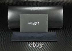 Saint Laurent Ysl M33 F 001 Square Black Silver Demo Lens 54m Lunettes De Vue Pour Femmes